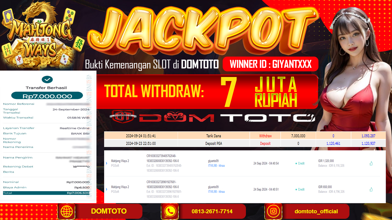 JACKPOT SLOT MAHJONG WAYS 23 SEPTEMBER 2024